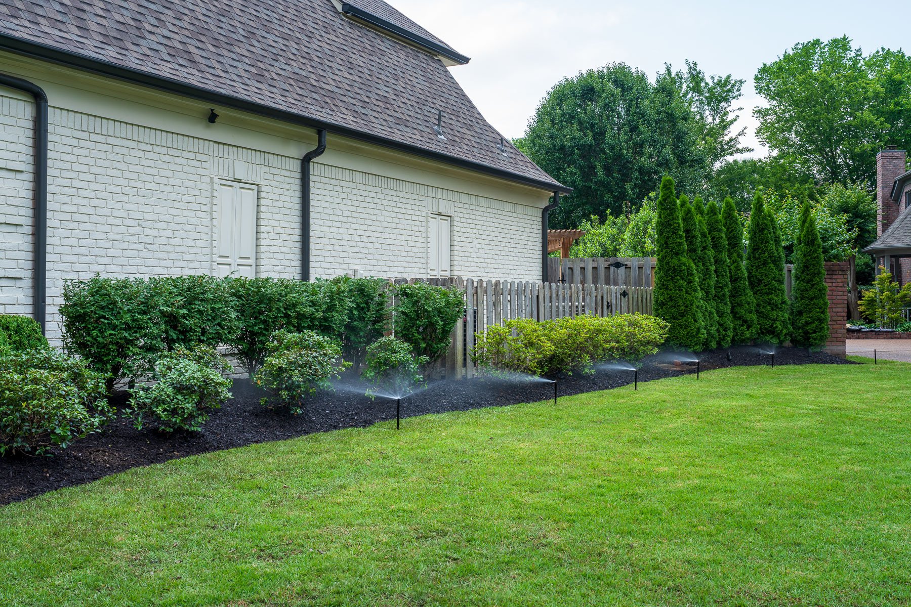 1806 spray irrigation heads planting bed irrigation