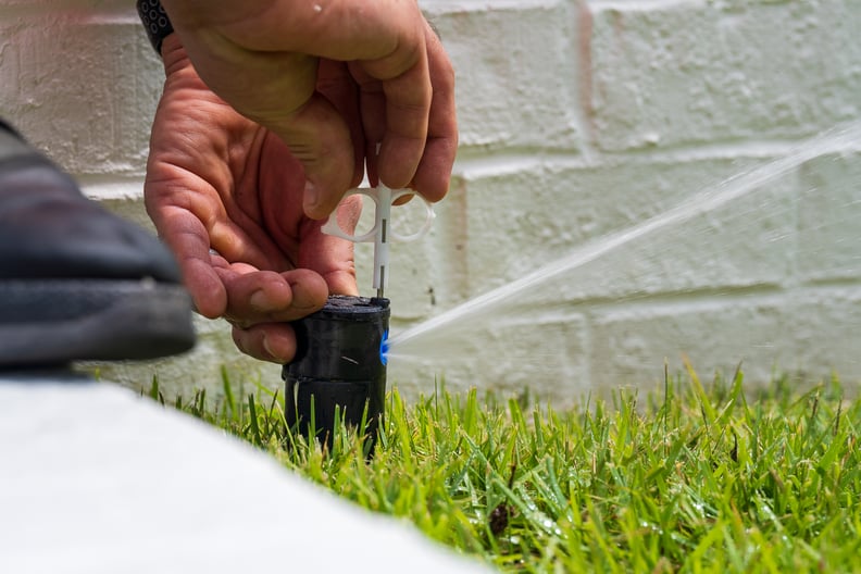 detail irrigation tech service adjusting pgp-04 sprinkler rotary spray head