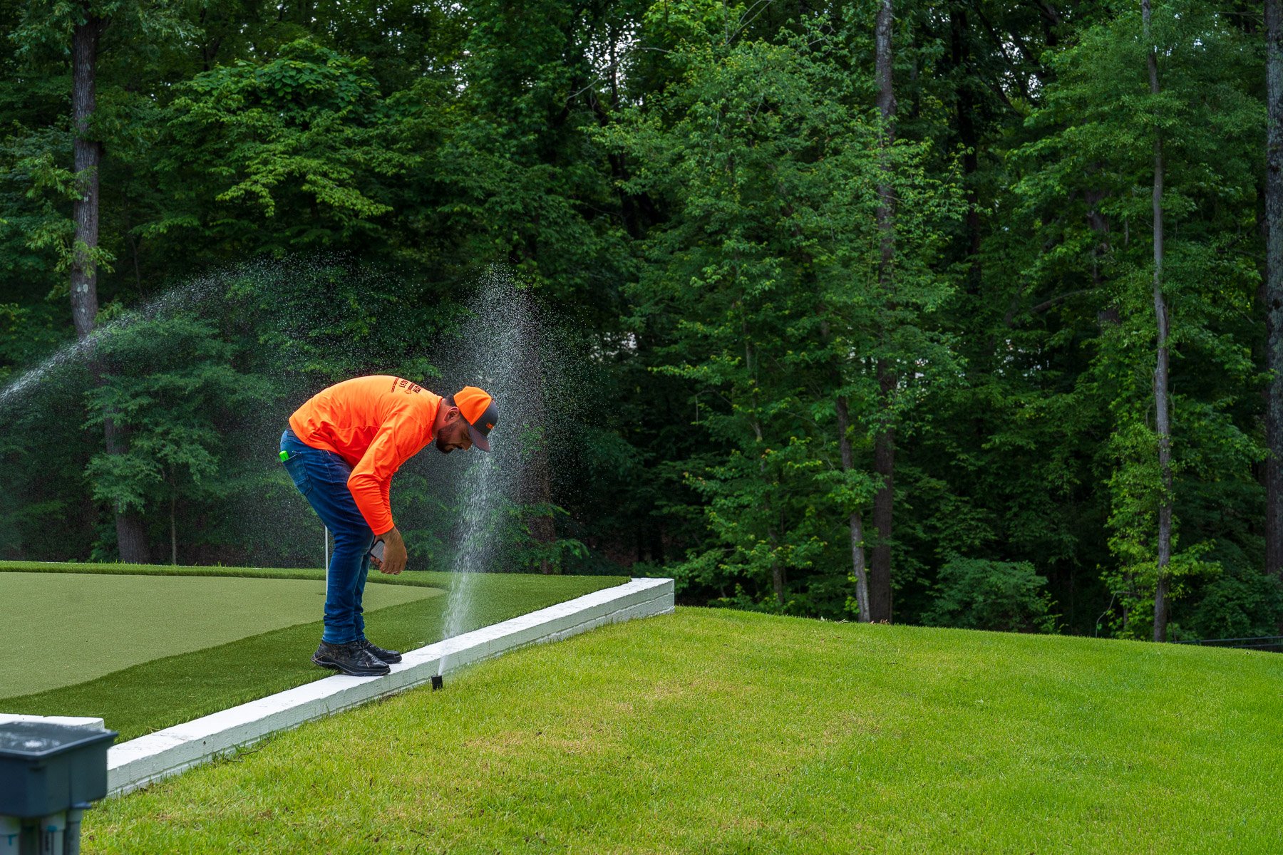 irrigation te3ch service inspecting sprinkler head pgp-04