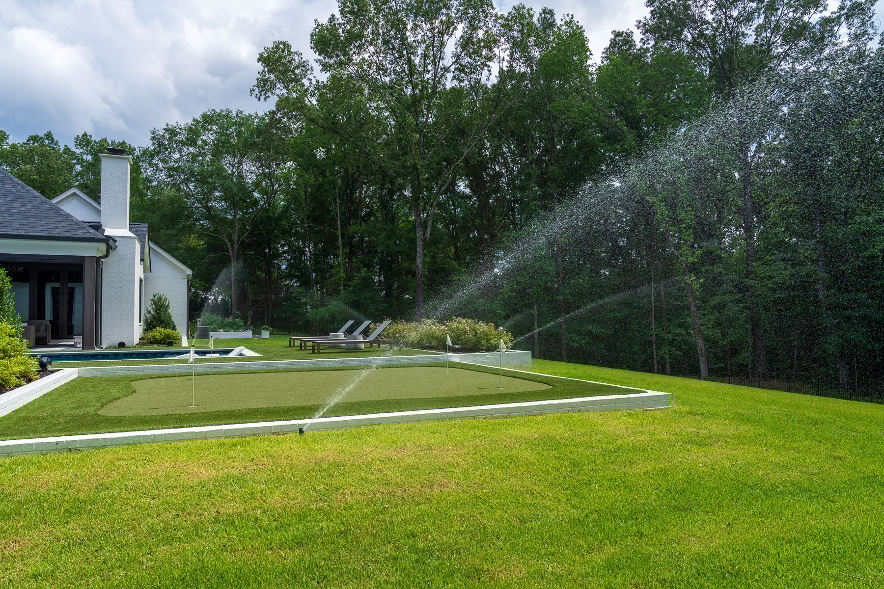 putting green irrigation zone spray heads pgp-04 spray rotary lawn